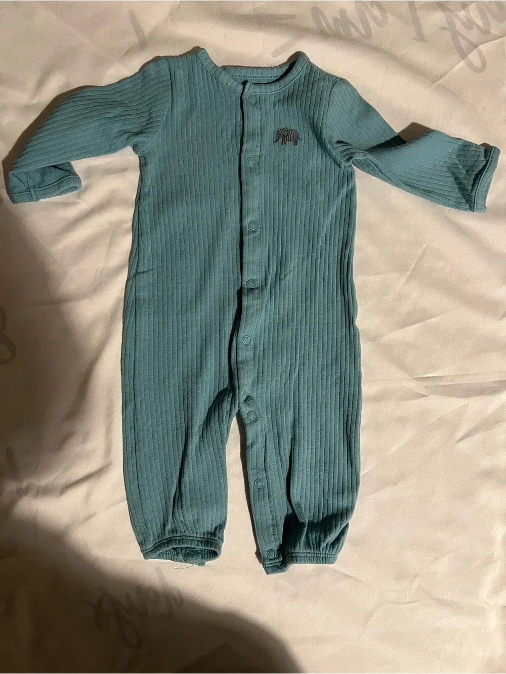 Set of Three Carter’s One-Pieces With One Piece and Footed Pajamas Size 6 Months